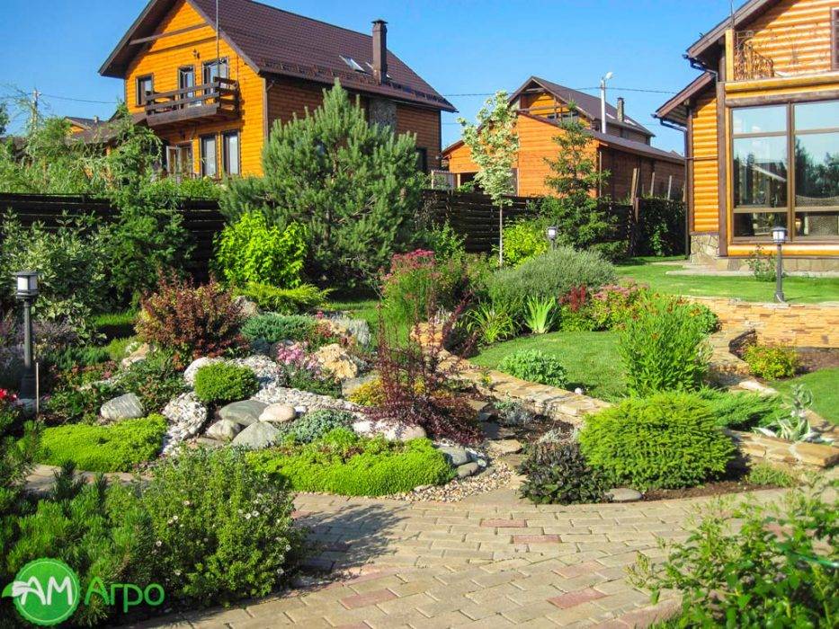 Ландшафтный дизайн дачного участка и сада заказать в Москве и области - «АМ-Агро»