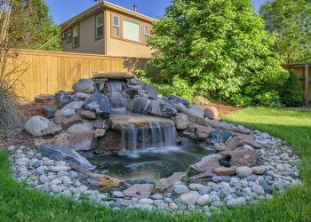 backyard-stone-water-feature-waterfall